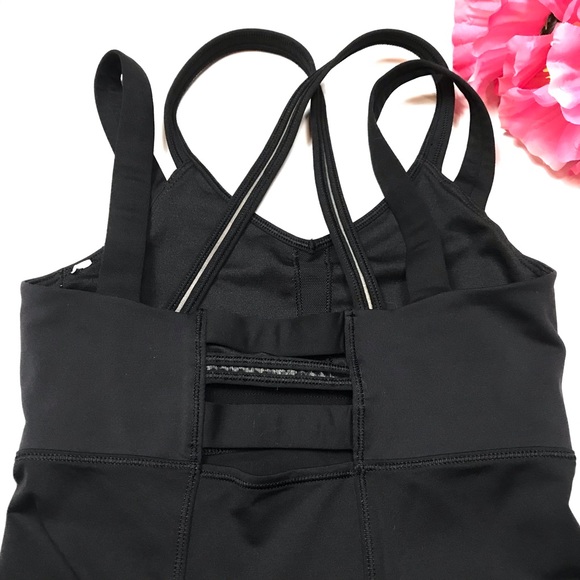 Lululemon Happy Strappy Workout Tank Top Black - Picture 4 of 5